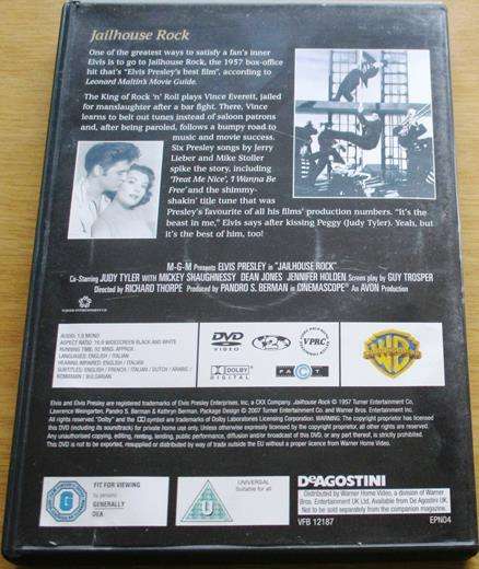 ELVIS PRESLEY Jailhouse Rock DVD