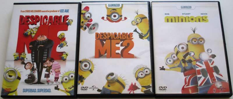 DESPICABLE ME 1 + 2 + MINIONS DVD [BBOX 10]
