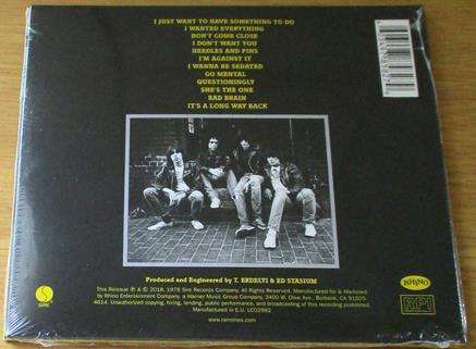 RAMONES Road to Ruin (40th Anniversary Edition) Digisleeve CD