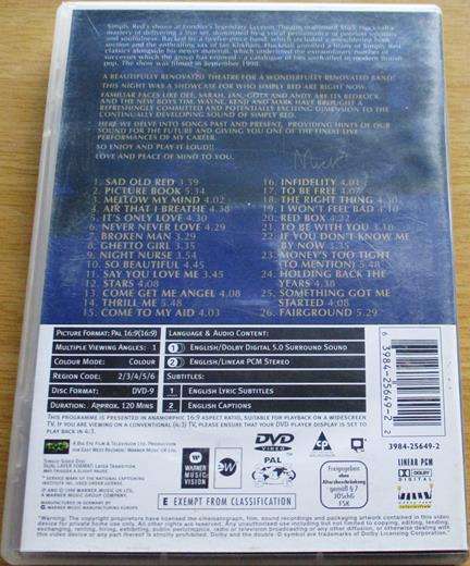 SIMPLY RED Live in London DVD