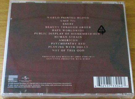 SLAYER World Painted Blood IMPORT CD