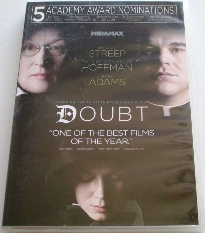 DOUBT Meryl Streep Dustin Hoffman Amy Adams DVD [BBOX 12]