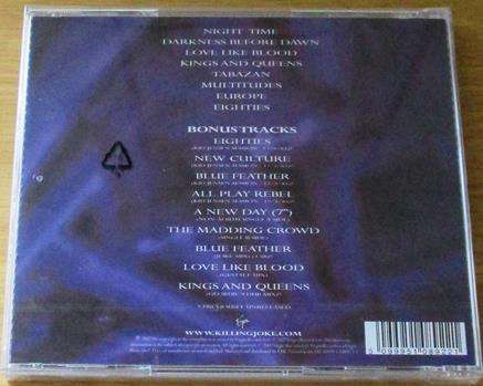 KILLING JOKE Night Time Remastered and Expanded CD