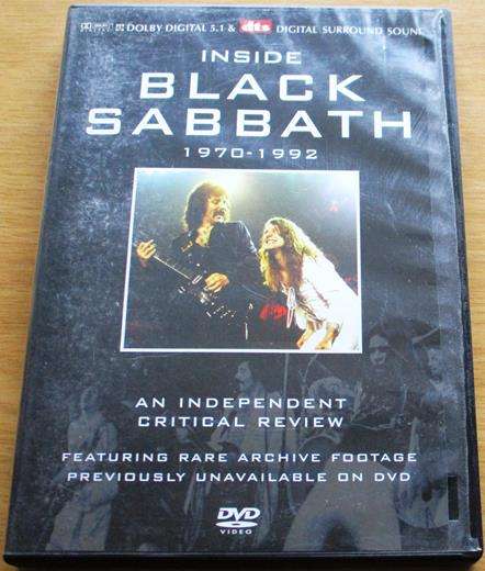 BLACK BABBATH Inside Black Sabbath 1970-1992 DVD