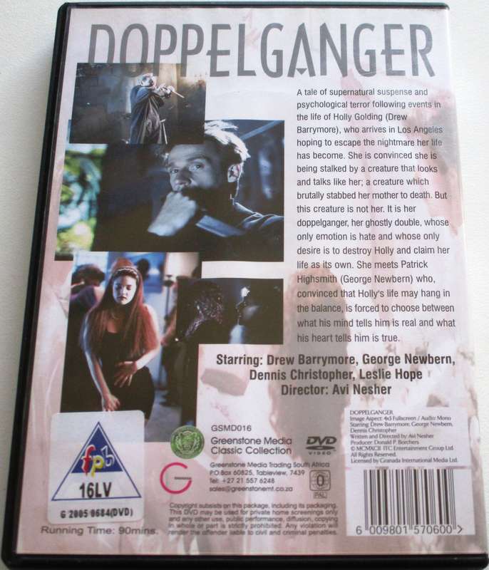 DOPPELGANGER Drew Barrymore DVD [BBOX 12]