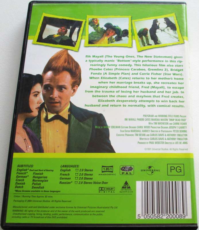 DROP DEAD FRED Rik Mayall DVD [BBOX 12]