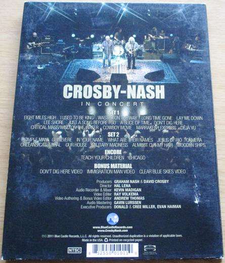 CROSBY - NASH In Concert DVD