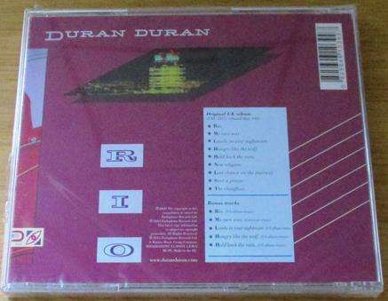 DURAN DURAN Rio (Remastered with Extra Tracks) CD