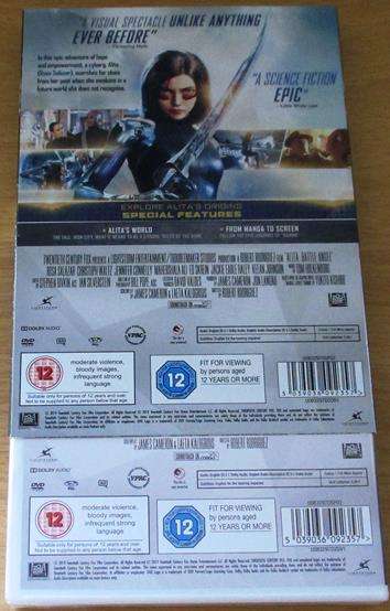 ALITA Battle Angel DVD [Shelf H]