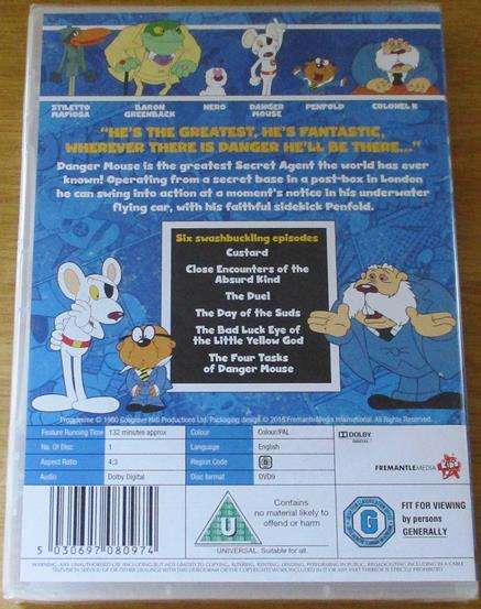 DANGER MOUSE Close Encounters of the Absurd Kind DVD [Shelf H]