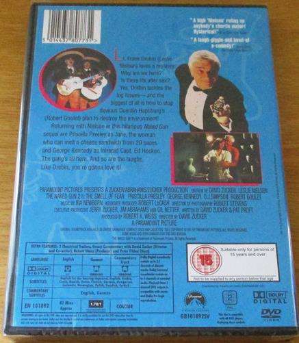 THE NAKED GUN 2 The Smell of Fear DVD [Shelf H]