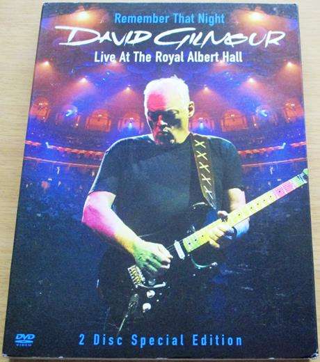 DAVID GILMOUR Remember that Night Live at the Royal Albert Hall 2xDVD