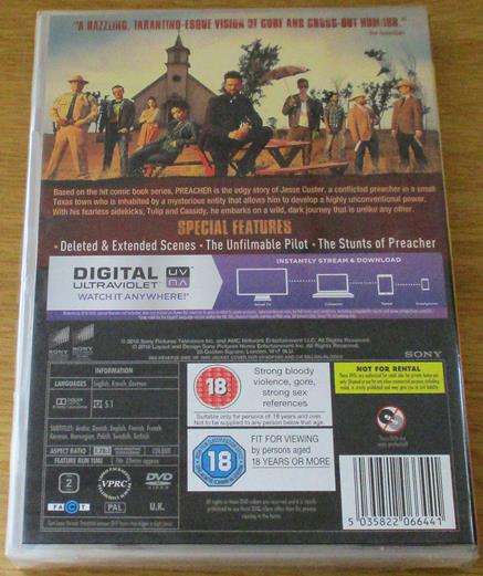 PREACHER Season 1 DVD [Shelf H]