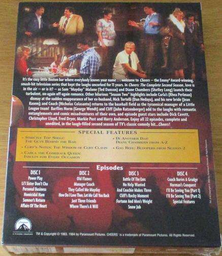 CHEERS Season 2 DVD [Shelf H]