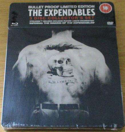 THE EXPENDABLES Bullet Proof Limited Edition Steelbook BLU RAY + DVD [Shelf H]