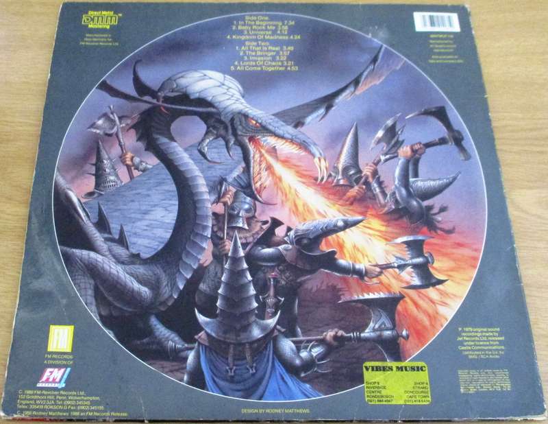 MAGNUM Kingdom of Madness LP VINYL RECORD
