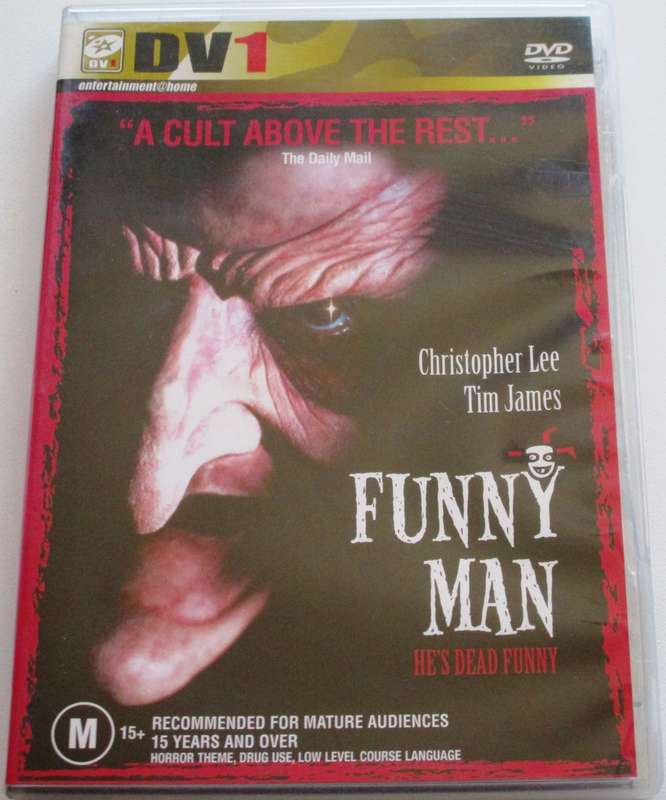 FUNNY MAN Christopher Lee DVD [BBOX 11]