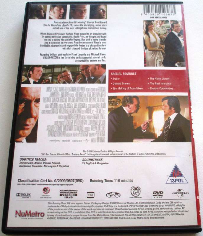 FROST / NIXON DVD [BBOX 11]