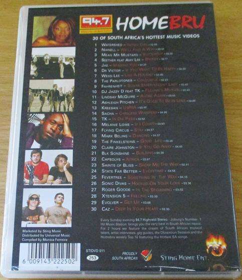 94.7 HOMEBRU 30 of South Africa's Hottest Music Videos DVD