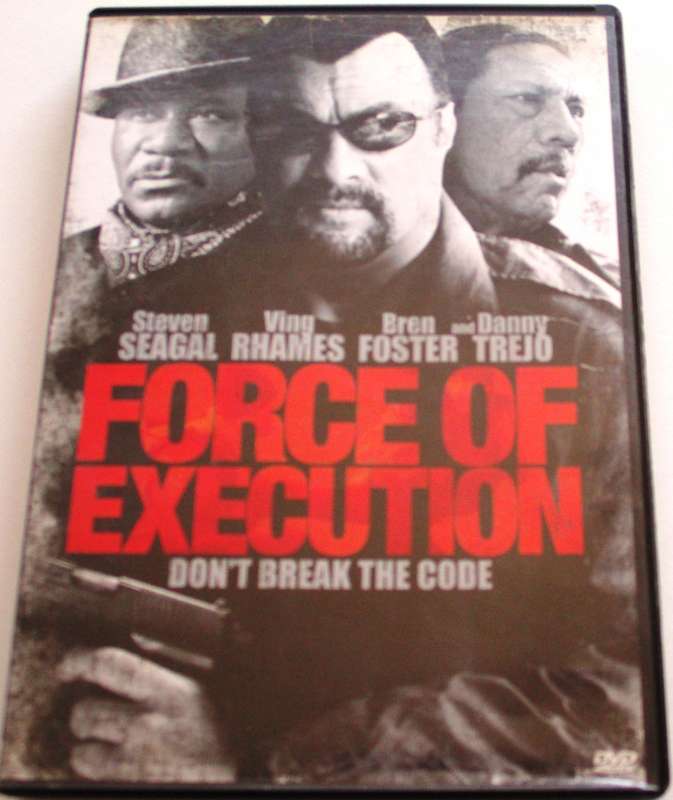 FORCE OF EXECUTION Steven Seagal DVD [BBOX 11]
