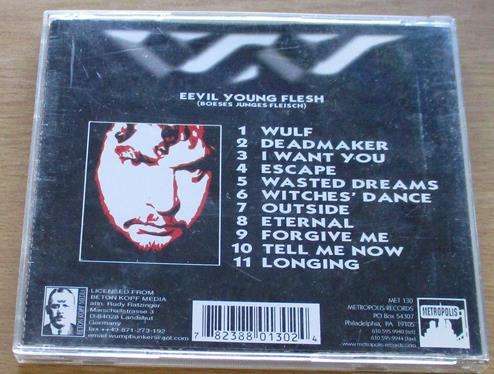 WUMPSCUT Eevil Young Flesh CD [Shelf G Box 6]