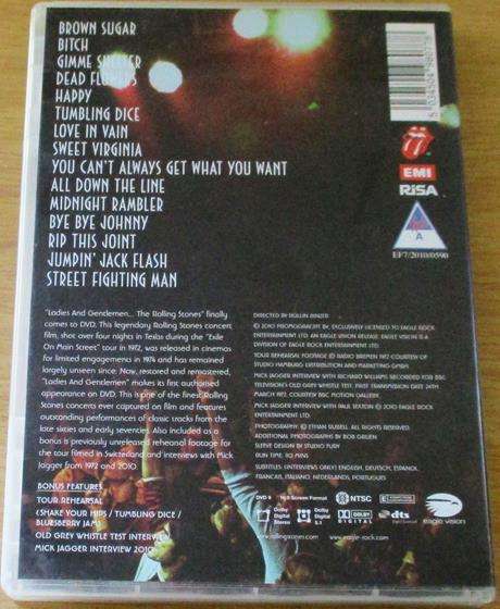 THE ROLLING STONES Ladies & Gentlemen DVD
