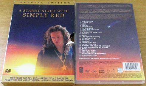 SIMPLY RED A Starry Night with SIMPLY RED DVD
