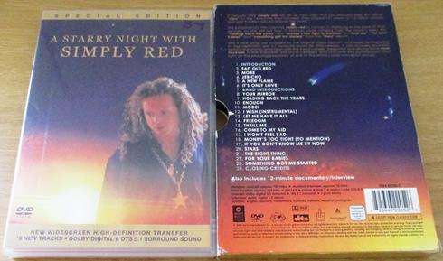 SIMPLY RED A Starry Night with SIMPLY RED DVD