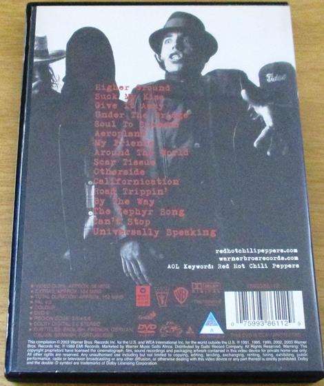 RED HOT CHILI PEPPERS Greatest Videos DVD
