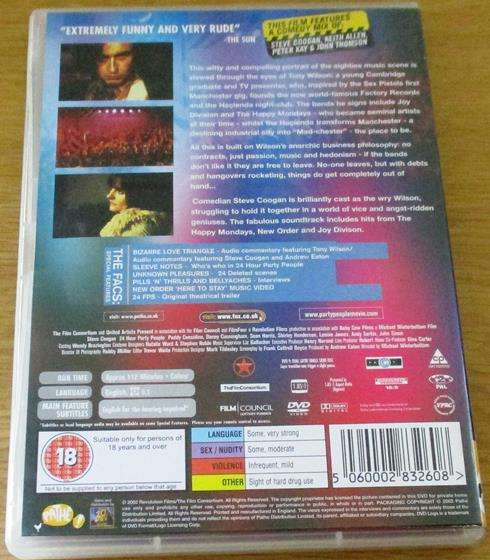 24 HOUR PARTY PEOPLE UK Manchester Scene DVD