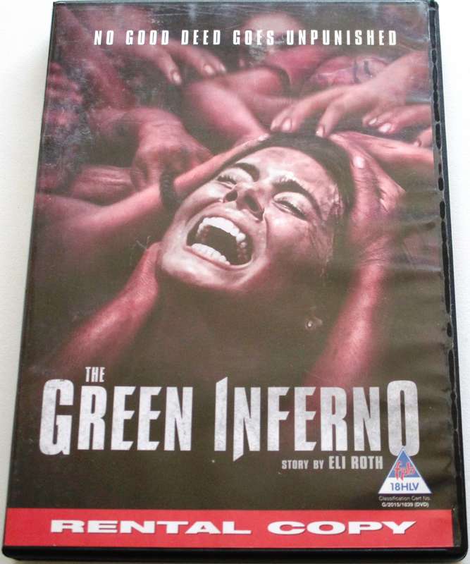 THE GREEN INFERNO Rental Copy DVD [BBOX 2]