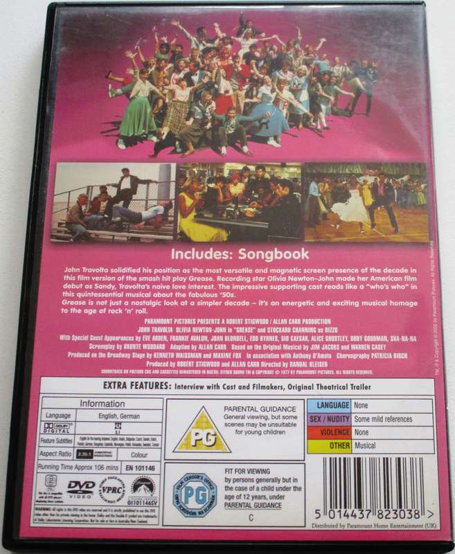 GREASE 2 Disc Special Edition DVD [BBOX 2]