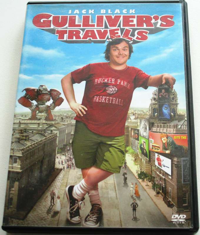 GULLIVER'S TRAVELS Jack Black DVD [BBOX 2] EX