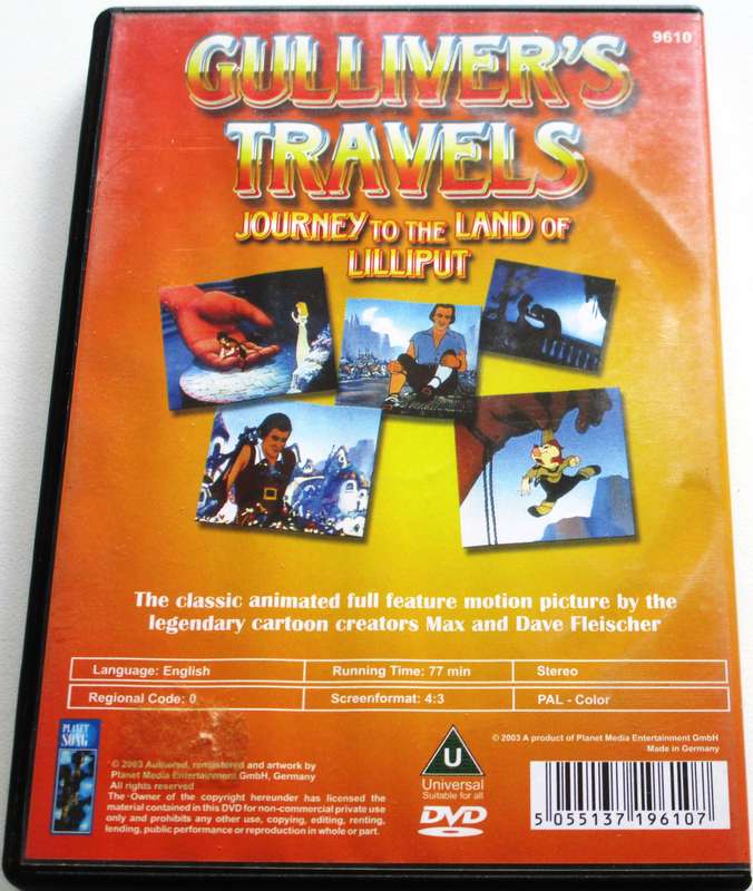 GULLIVER'S TRAVELS DVD [BBOX 2]