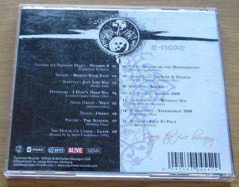 E-NOXE Keep the Fire Burning CD [Z x 1]