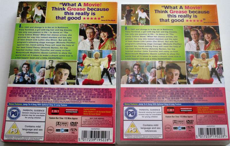HAIRSPRAY DVD [BBOX 2]