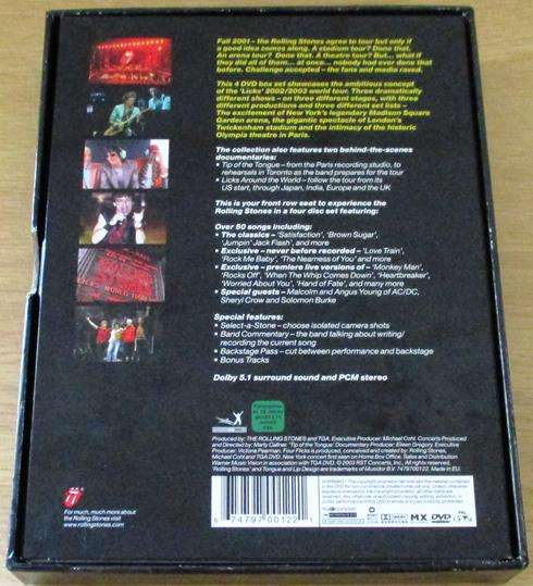 THE ROLLING STONES Four Flicks 4xDVD BOX SET