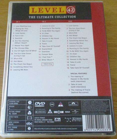 LEVEL 42 The Ultimate Collection 2xCD+DVD