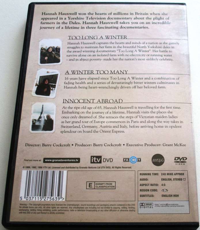 HANNAH HAUXWELL DVD [BBOX 3]