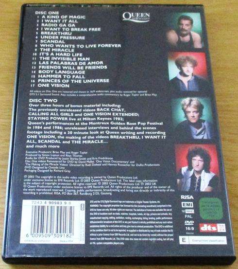 QUEEN Greatest Video Hits 2 2xDVD