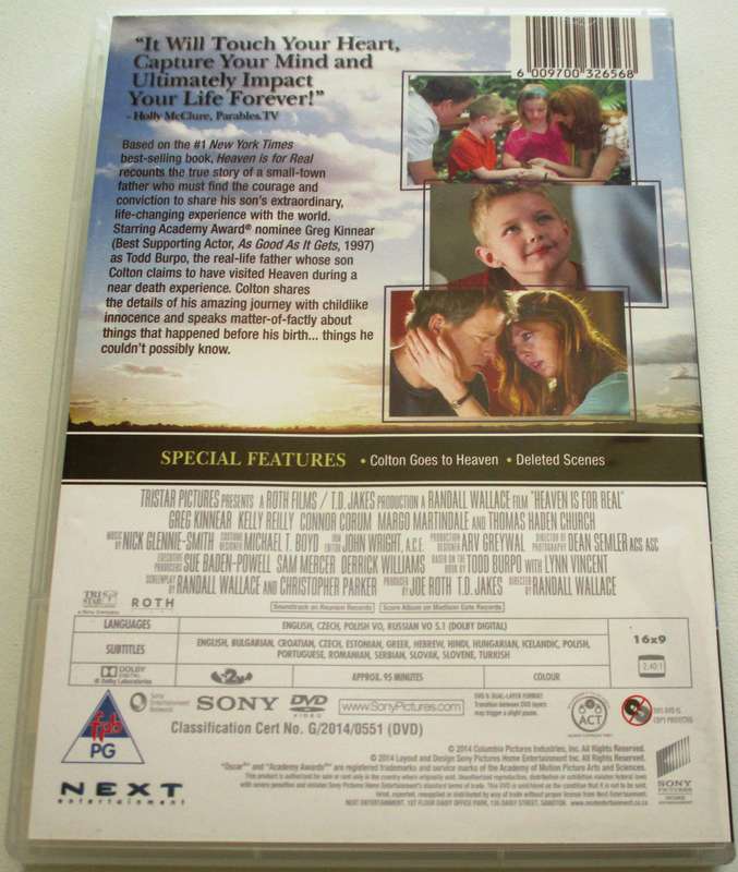 HEAVEN IS FOR REAL DVD [BBOX 2]
