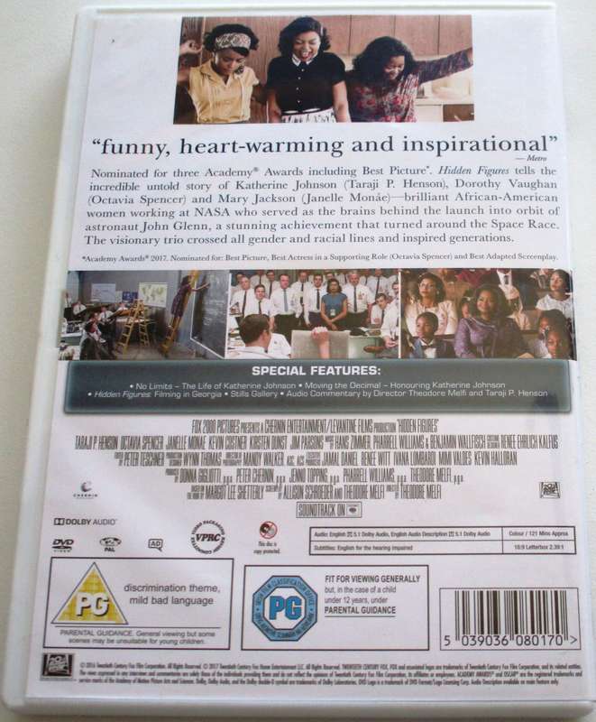 HIDDEN FIGURES DVD [BBOX 2]