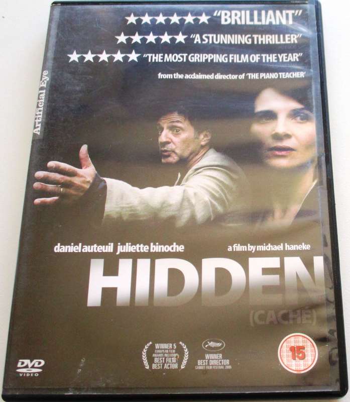 HIDDEN DVD [BBOX 2] French with English Sub titles