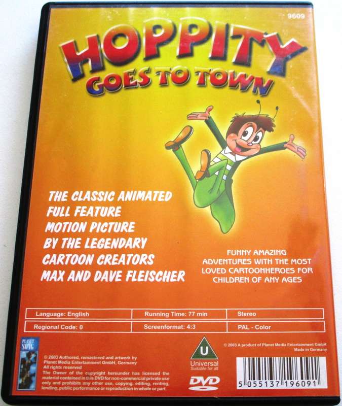 HOPPITY GOES TO TOWN DVD [BBOX 3]