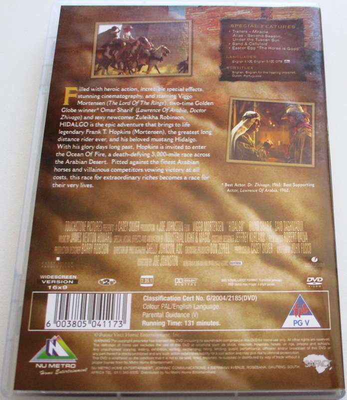 HIDALGO Viggo Mortensen DVD [BBOX 3]