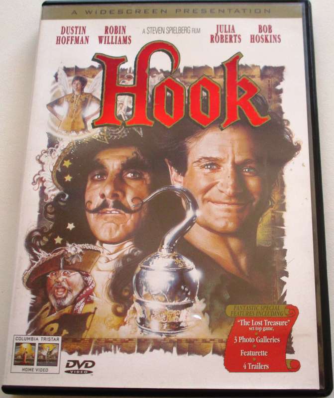 HOOK Dustin Hoffman Robin Williams DVD [BBOX 3]