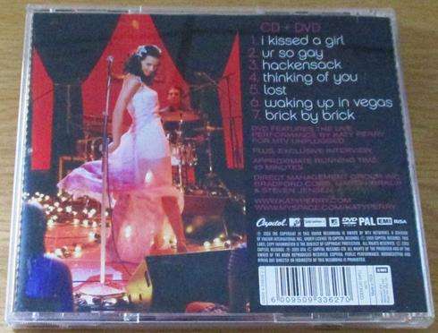 KATY PERRY MTV Unplugged CD+DVD [Shelf G Box 27]