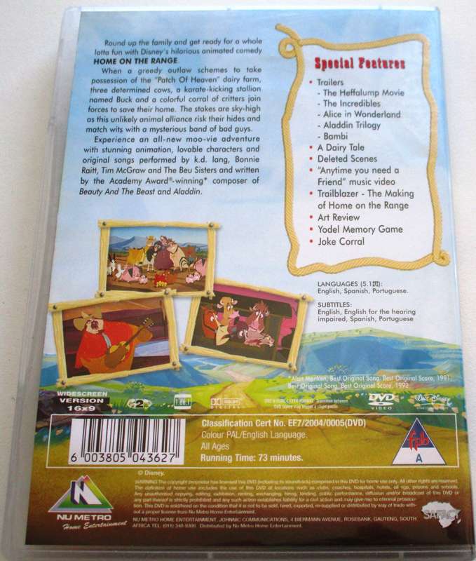 HOME ON THE RANGE DVD [BBOX 3]