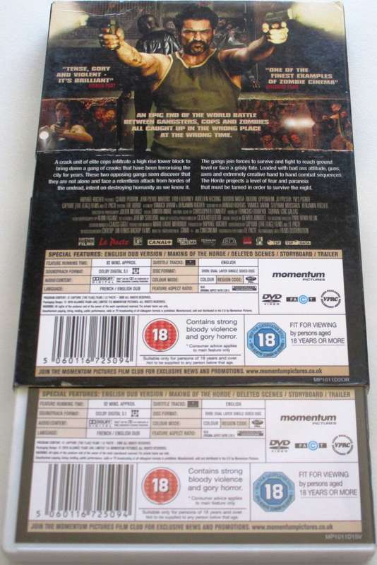 THE HORDE The Die Hard of Zombie Flicks DVD [BBOX 3]