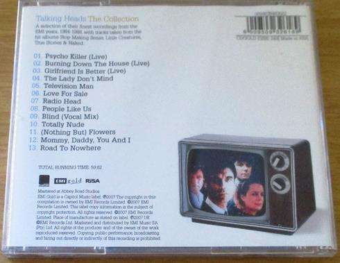 TALKING HEADS The Collection CD [Shelf G Box 17]